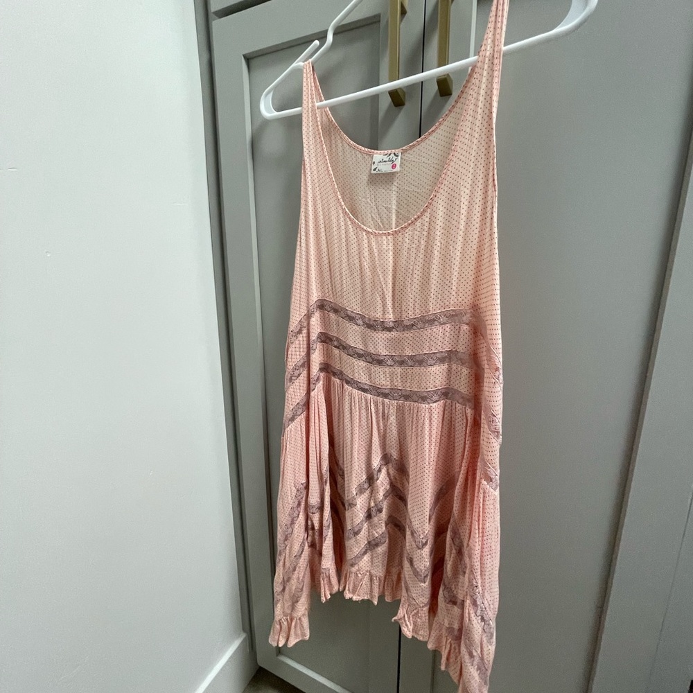 Free People Voile Trapeze Slip Dress